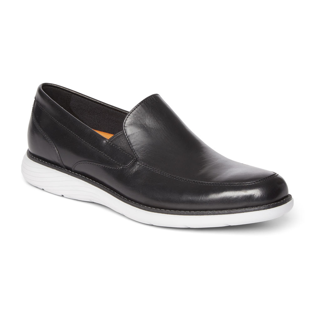 Rockport Singapore Mens Loafers - Garett Venetian Black - VD2836940